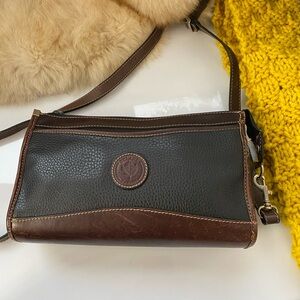 Delane Brown and Black Leather Bag